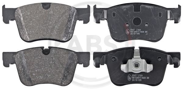 A.B.S. 35167 Brake Pad Set, disc brake