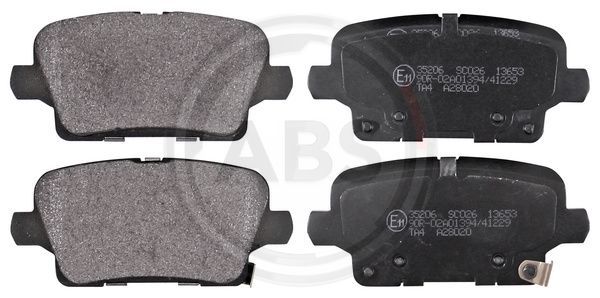 A.B.S. 35206 Brake Pad Set, disc brake