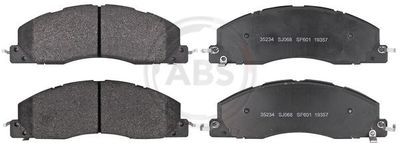Brake Pad Set, disc brake A.B.S. 35234