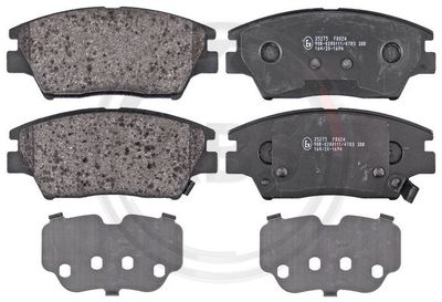 Brake Pad Set, disc brake A.B.S. 35275