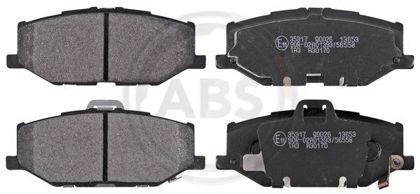 A.B.S. 35317 Brake Pad Set, disc brake
