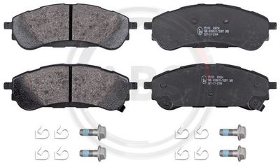 Brake Pad Set, disc brake A.B.S. 35333