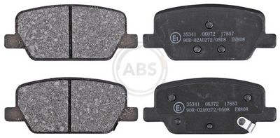 Brake Pad Set, disc brake A.B.S. 35341