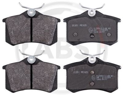 Brake Pad Set, disc brake A.B.S. 35351
