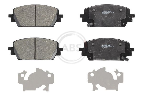 A.B.S. 35383 Brake Pad Set, disc brake