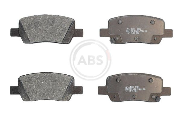 A.B.S. 35384 Brake Pad Set, disc brake