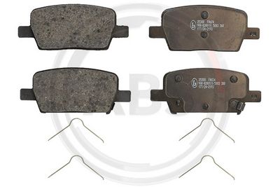 Brake Pad Set, disc brake A.B.S. 35388