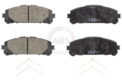 Brake Pad Set, disc brake A.B.S. 35409