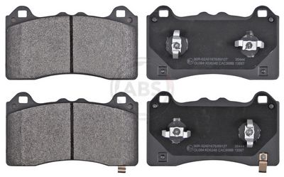 Brake Pad Set, disc brake A.B.S. 35444
