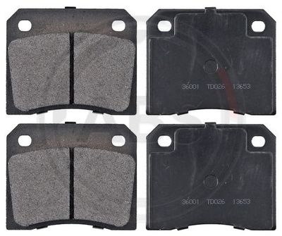 Brake Pad Set, disc brake A.B.S. 36001