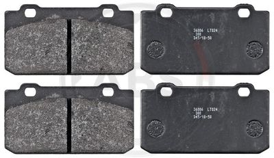 Brake Pad Set, disc brake A.B.S. 36006