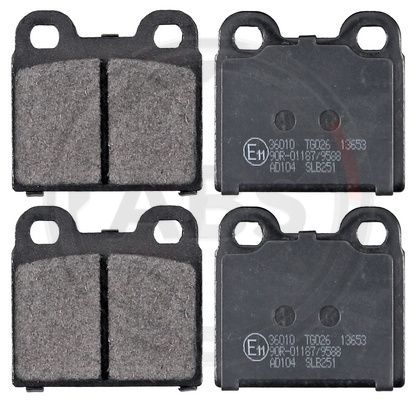 A.B.S. 36010 Brake Pad Set, disc brake