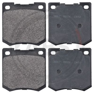 Brake Pad Set, disc brake A.B.S. 36017
