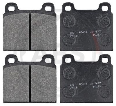 Brake Pad Set, disc brake A.B.S. 36025/1