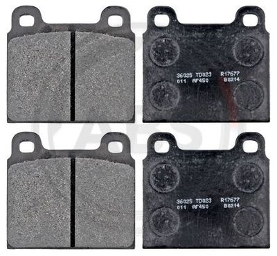 Brake Pad Set, disc brake A.B.S. 36025