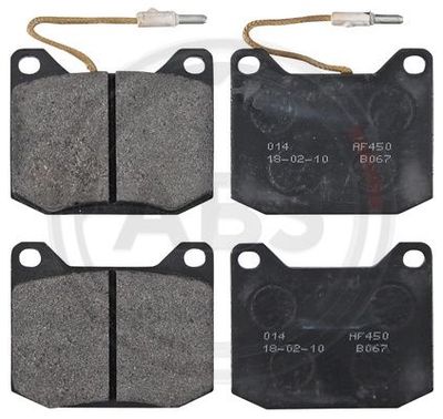 Brake Pad Set, disc brake A.B.S. 36043