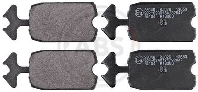 Brake Pad Set, disc brake A.B.S. 36046