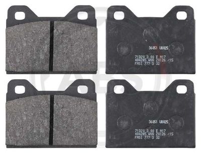 Brake Pad Set, disc brake A.B.S. 36051