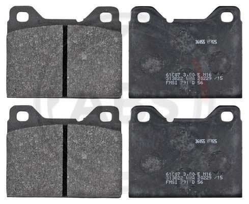 A.B.S. 36055 Brake Pad Set, disc brake