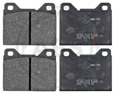 Brake Pad Set, disc brake A.B.S. 36055