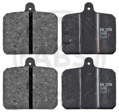Brake Pad Set, disc brake A.B.S. 36056