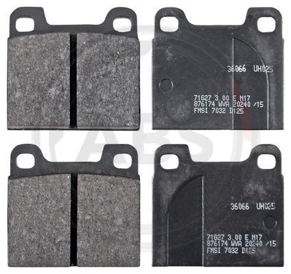 A.B.S. 36066 Brake Pad Set, disc brake