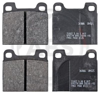 Brake Pad Set, disc brake A.B.S. 36066