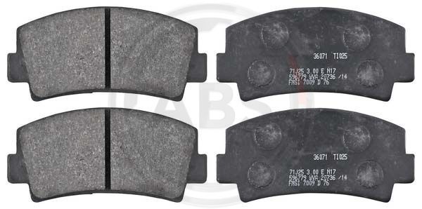 A.B.S. 36071 Brake Pad Set, disc brake