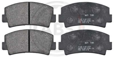 Brake Pad Set, disc brake A.B.S. 36071