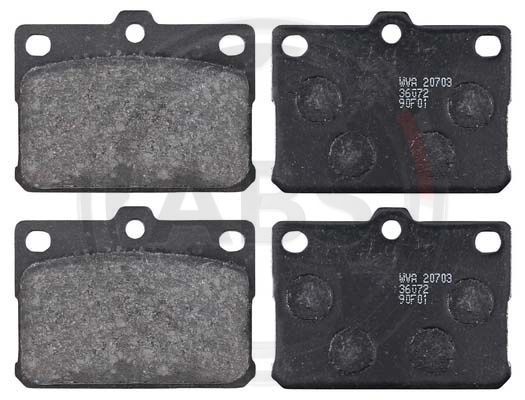A.B.S. 36072 Brake Pad Set, disc brake