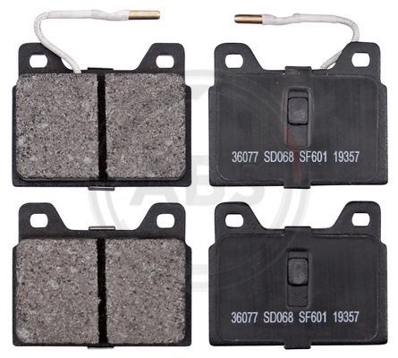 A.B.S. 36077 Brake Pad Set, disc brake