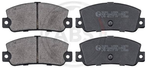 A.B.S. 36081 Brake Pad Set, disc brake