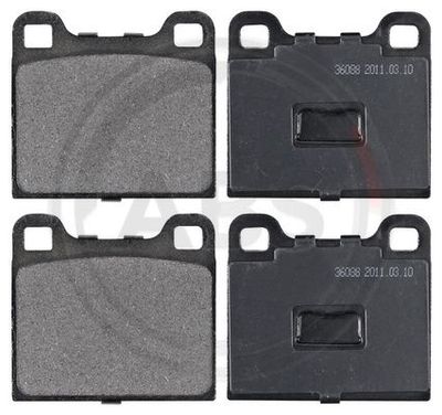Brake Pad Set, disc brake A.B.S. 36088