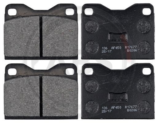 A.B.S. 36091/2 Brake Pad Set, disc brake