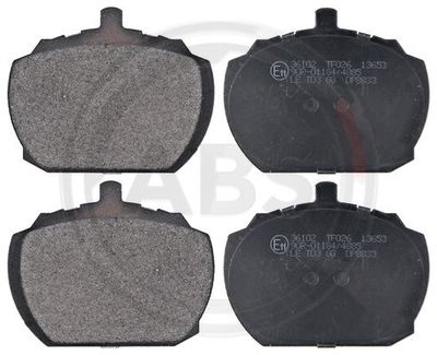 Brake Pad Set, disc brake A.B.S. 36102