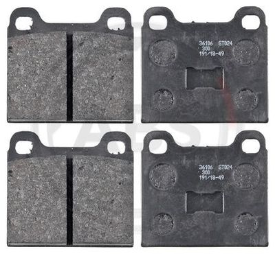 Brake Pad Set, disc brake A.B.S. 36106