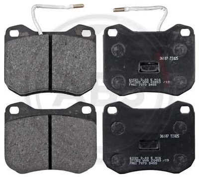 Brake Pad Set, disc brake A.B.S. 36107