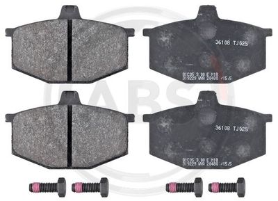 Brake Pad Set, disc brake A.B.S. 36108