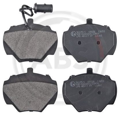 A.B.S. 36125/1 Brake Pad Set, disc brake