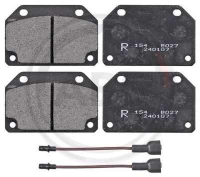 Brake Pad Set, disc brake A.B.S. 36130