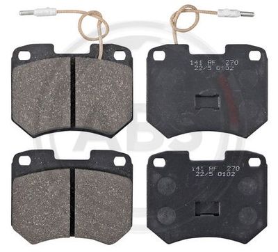 Brake Pad Set, disc brake A.B.S. 36137