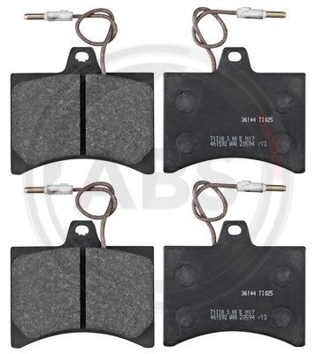 Brake Pad Set, disc brake A.B.S. 36144