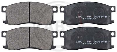 Brake Pad Set, disc brake A.B.S. 36155