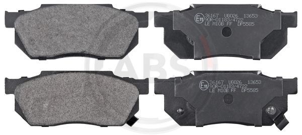 A.B.S. 36167 Brake Pad Set, disc brake