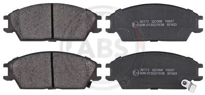 Brake Pad Set, disc brake A.B.S. 36172
