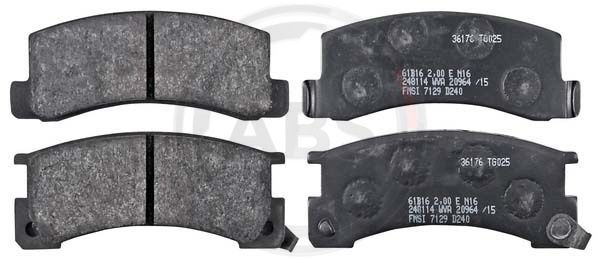 A.B.S. 36176 Brake Pad Set, disc brake