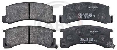 Brake Pad Set, disc brake A.B.S. 36176
