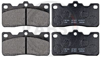 Brake Pad Set, disc brake A.B.S. 36184