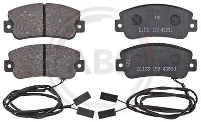 Brake Pad Set, disc brake A.B.S. 36186