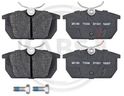 Brake Pad Set, disc brake A.B.S. 36188